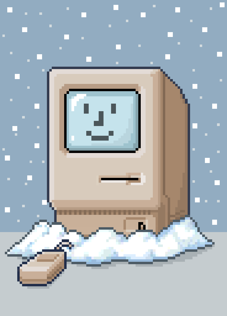 Snowy macintosh